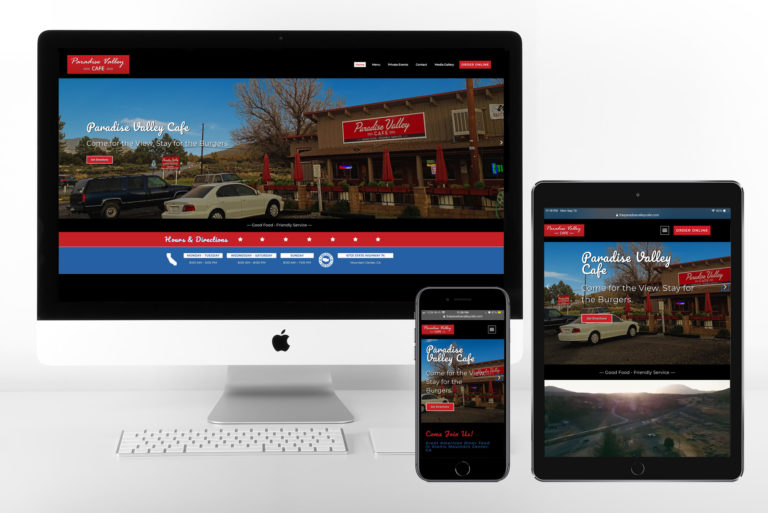 Responsive Website: The Paradise Valley Cafe