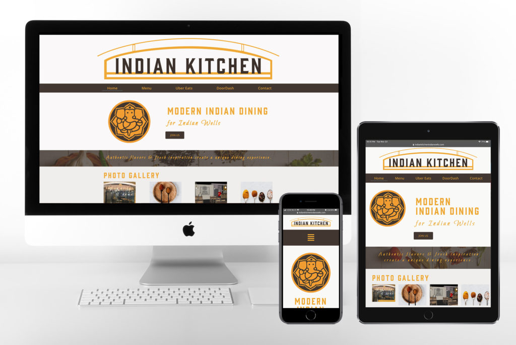 Responsive Website Indian Kitchen
